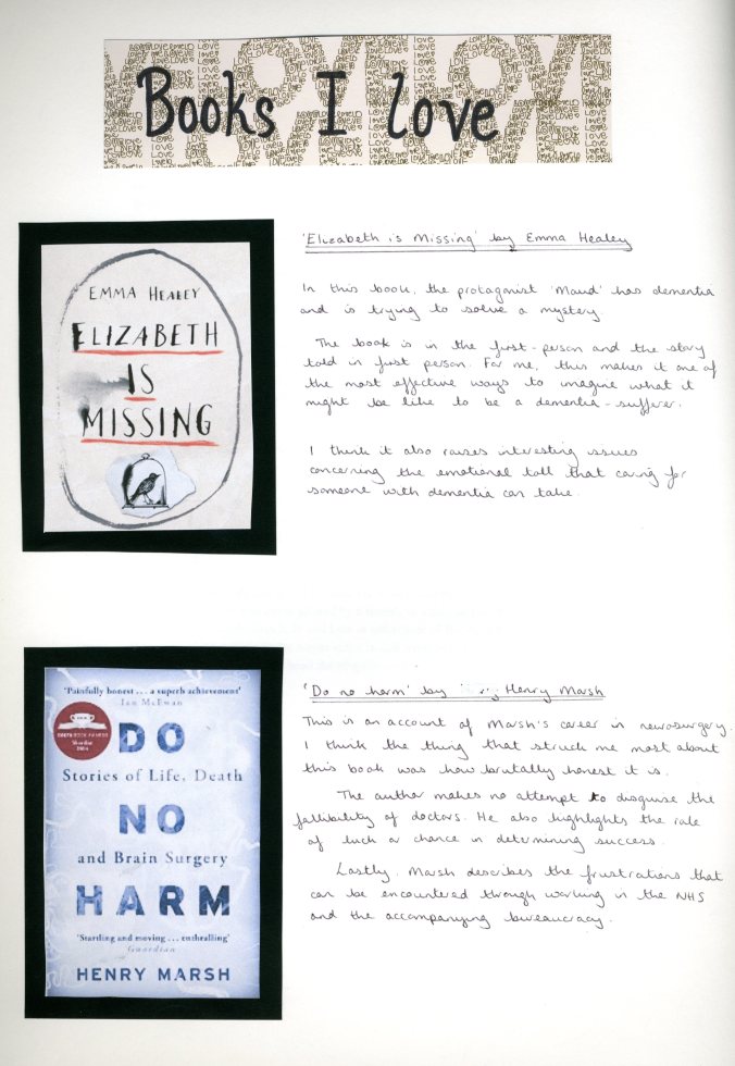 Gemma Wilson, Books I Love